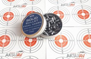 Beta Solid Bullet 55 Grain 6.35 mm Havalı Saçma