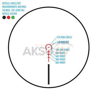 Firefield RapidStrike 1-4x24 SFP Tüfek Dürbünü ve Reddot Combo Kit