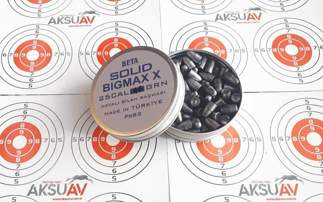 Beta Solid Bullet Bigmax X 46 Grain 6.35 mm Havalı Saçma