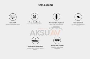 Vector Optics Orion Pro Max 6-24x50 HD FFP Tüfek Dürbünü (Moa)