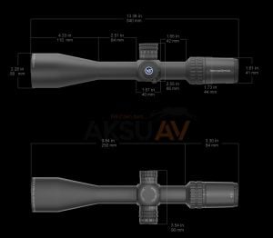 Vector Optics Orion Pro Max 6-24x50 HD FFP Tüfek Dürbünü (Moa)