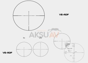 Vector Optics Orion Pro Max 6-24x50 HD FFP Tüfek Dürbünü (Moa)