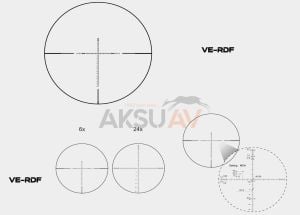 Vector Optics Orion Pro Max 6-24x50 HD FFP Tüfek Dürbünü (Moa)