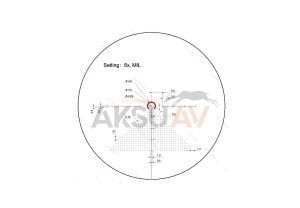 Huğlu S6 1-6x24 LPVO SFP Tüfek Dürbünü