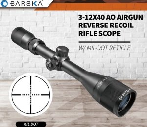 Barska 3-12x40 AO Mildot T. Dürbünü
