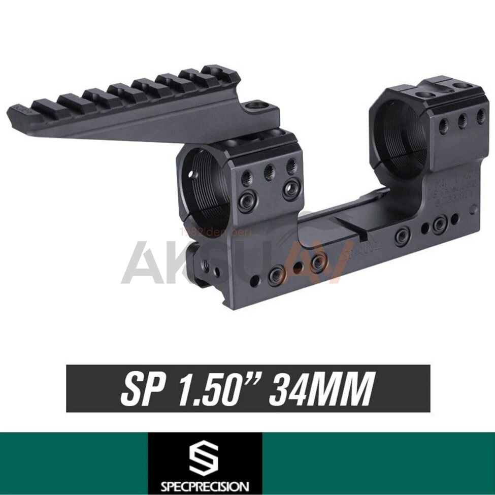 Specprecision Spuhr Tipi 34 mm 0 Moa Black Dürbün Ayağı (1.50'')