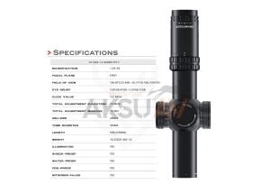 Swampdeer GT Max 1.2-6x28IR FFP-S Tüfek Dürbünü