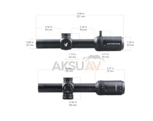 Victoptics X4 Zod 1-4x20 IR LPVO SFP Tüfek Dürbünü