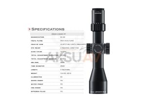 Swampdeer HD Max 6-24x44 SF FFP Compact Tüfek Dürbünü