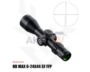 Swampdeer HD Max 6-24x44 SF FFP Compact Tüfek Dürbünü