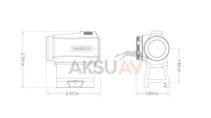 Holosun 2 Moa Micro Red Dot (HS403R)