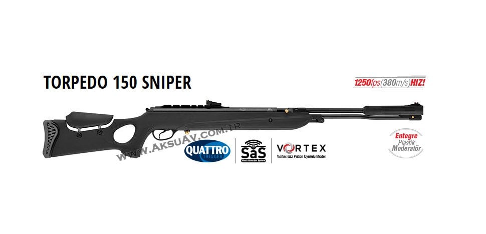 Hatsan Torpedo 150 Sniper Vortex Havalı Tüfek