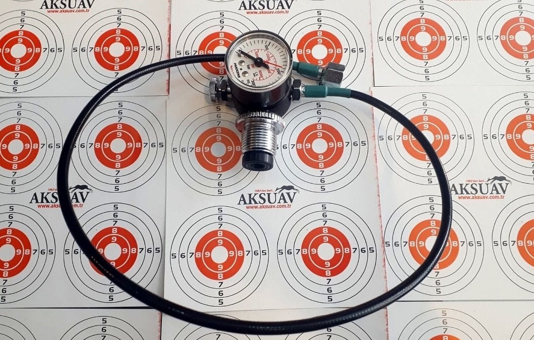 Wrangler Scuba Dolum Aparatı, 100 cm Hortum  (Yeni Versiyon 400 Bar)