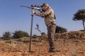 Primos Tripod Combo, Gen3 Trigger Stick Kamuflaj ve 2-Point Gun Rest Seti (18-38 Inç - Küçük Boy)