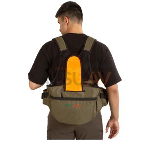 Hunthink Vestpack Çantalı Avcı Yeleği, Haki Renk