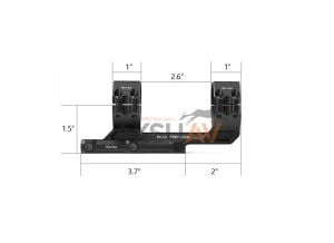 Arken Optics 30 mm 20 Moa Tek Parça Açılı Tüfek Dürbün Ayağı (Rigid Precision Mounts 30 mm 20 Moa)