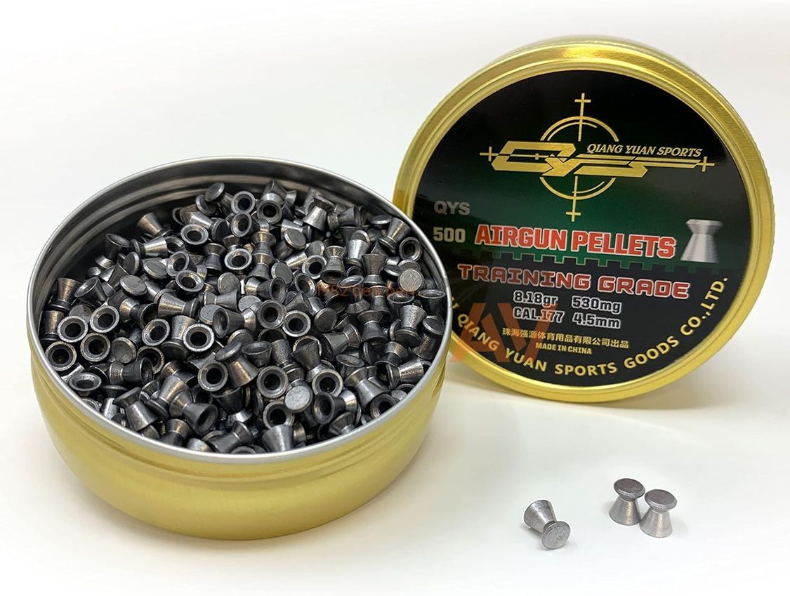 QYS Training Grade Airgun Pellets (4.50 mm - 8,18 grain)