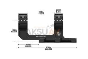 DiscoveryOpt Tek Parça 30 mm Cantilever Dürbün Montaj Ayağı