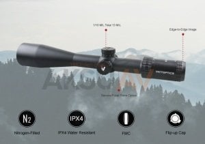Victoptics S4 6-24x50 SFP Tüfek Dürbünü