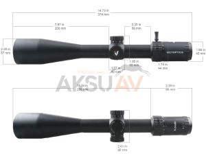 Victoptics S4 6-24x50 SFP Tüfek Dürbünü