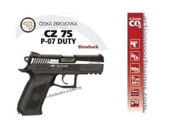 ASG CZ75 P-07 Duty Renkli Blowbackli Havalı Tabanca