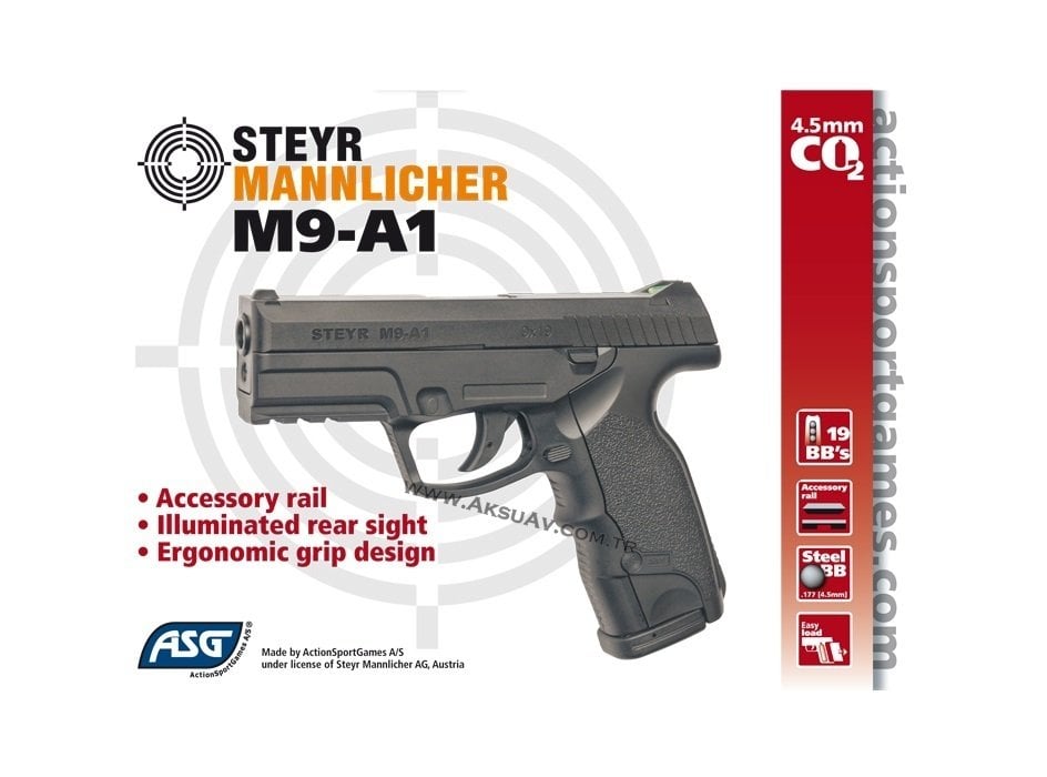 ASG Steyr M9-A1 Havalı Tabanca