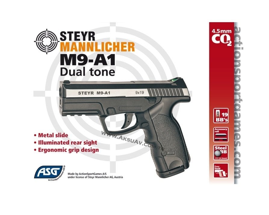 ASG Steyr M9-A1 Dual Tone Havalı Tabanca