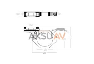 Vector Optics 30 mm Dürbün Terazisi, Bubble Gen II