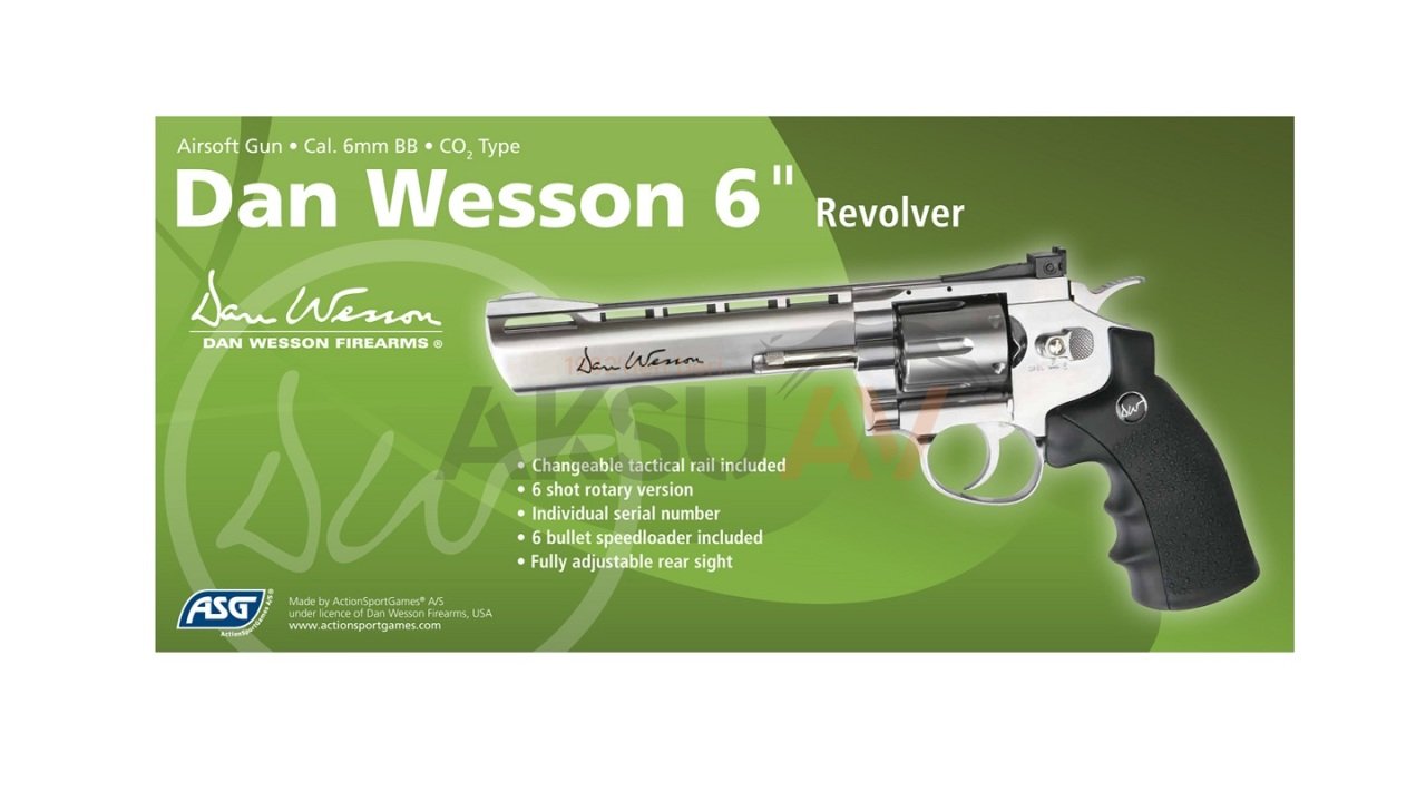 ASG Dan Wesson 6 inç Toplu AirSoft Havalı Tabanca