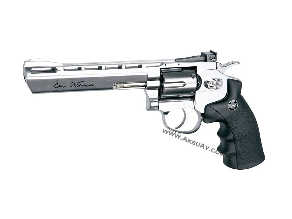 ASG Dan Wesson 6 inç Silver Pellet Atan Toplu Havalı Tabanca