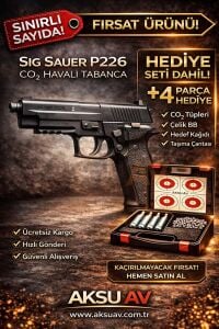 Sig Sauer P226 Siyah Blowbackli Havalı Tabanca (MK-25 Versiyon)