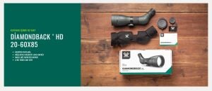 Vortex Diamondback HD 20-60x85 Angled Spotting Scope, Gözetleme Dürbünü (Açılı)