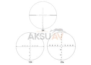 T-Eagle AMG 5-25x50 FFP IR Tüfek Dürbünü