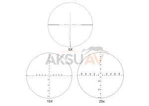 T-Eagle AMG 5-25x50 FFP IR Tüfek Dürbünü