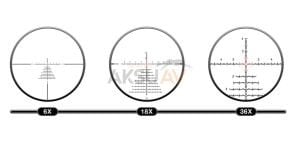 DiscoveryOpt XED 6-36x56 SFIR FFP Zero Stop MRAD Tüfek Dürbünü
