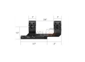 Arken Optics 20 Moa Açılı Tek Parça Tüfek Dürbün Ayağı (Rigid Precision Mounts 34 mm 20 Moa)