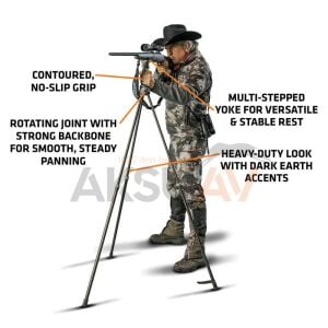 Primos Tripod Gen3 Trigger Stick Kamuflaj (24-62 Inç - Büyük Boy)