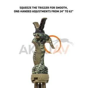 Primos Tripod Gen3 Trigger Stick Kamuflaj (24-62 Inç - Büyük Boy)