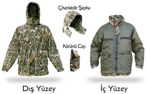 Mountain Remington Saz Desen Goretex Parka