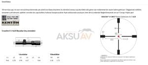 Vortex Crossfire II 1-4x24 SFP V-Brite Tüfek Dürbünü (Moa)