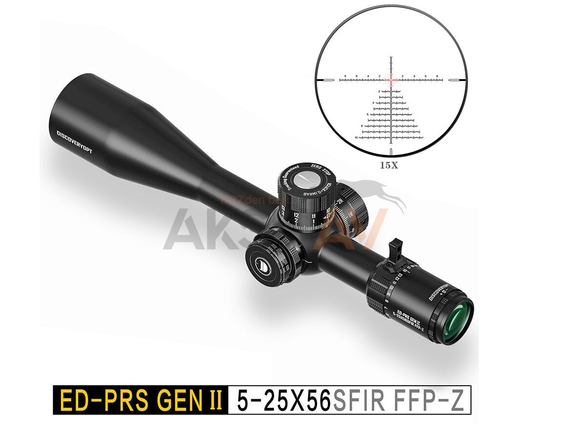 DiscoveryOpt ED-PRS Gen II 5-25x56 SFIR FFP-Z Tüfek Dürbünü