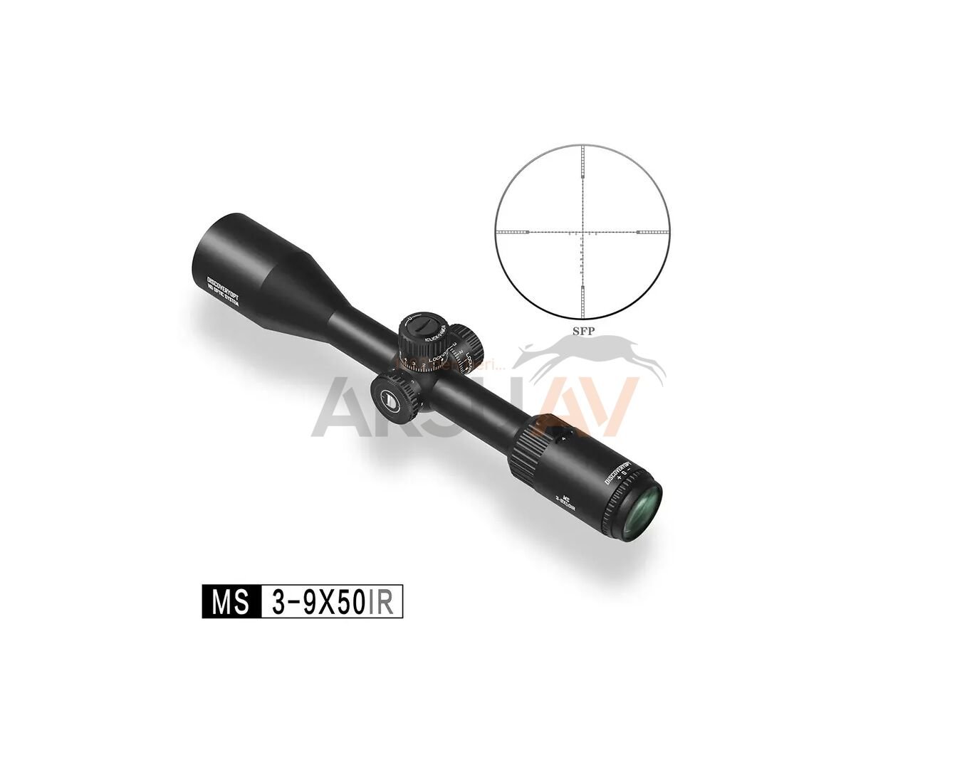 DiscoveryOpt MS 3-9x50 IR SFP Tüfek Dürbünü