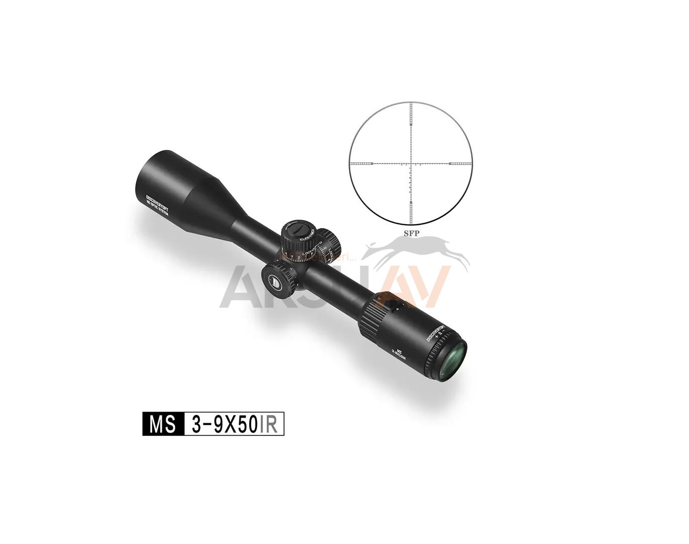 DiscoveryOpt MS 3-9x50 IR SFP Tüfek Dürbünü