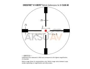 Vortex Crossfire II 3-12x56 Hog Hunter Tüfek Dürbünü
