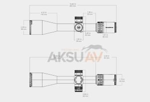 Vector Optics Orion Pro Max 6-24x50 HD SFP Tüfek Dürbünü