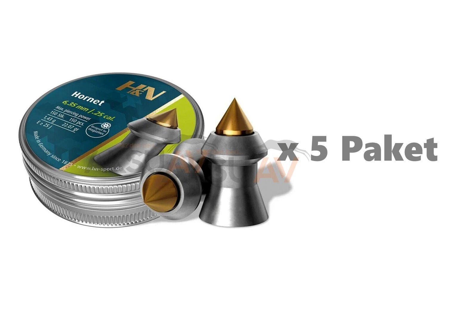 H&N Hornet 6.35 mm Havalı Saçma (5 Paket)