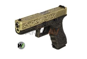 We Glock 17 Ivory Gravürlü Airsoft Tabanca
