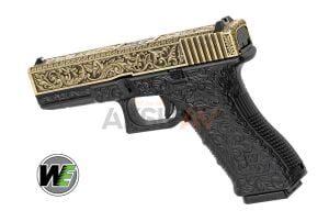 We Glock 17 Ivory Gravürlü Airsoft Tabanca