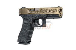 We Glock 17 Ivory Gravürlü Airsoft Tabanca