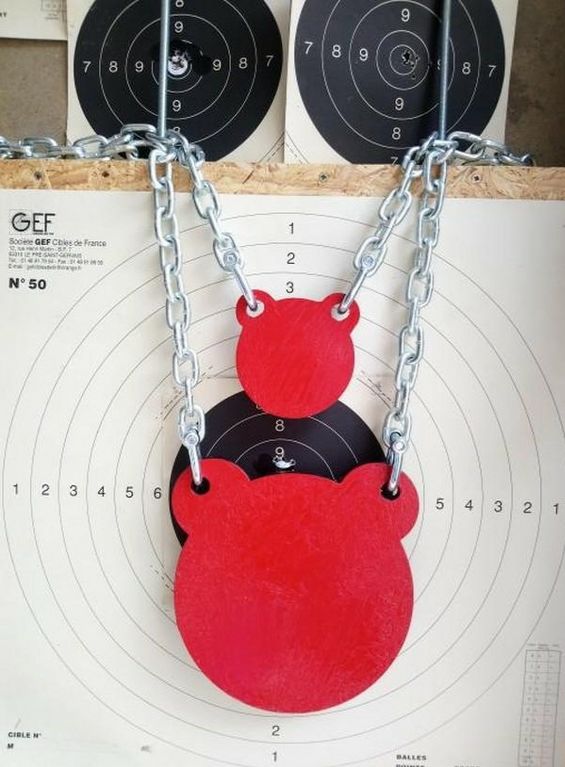 Gong Çelik Hedef 20 cm Çaplı Yuvarlak